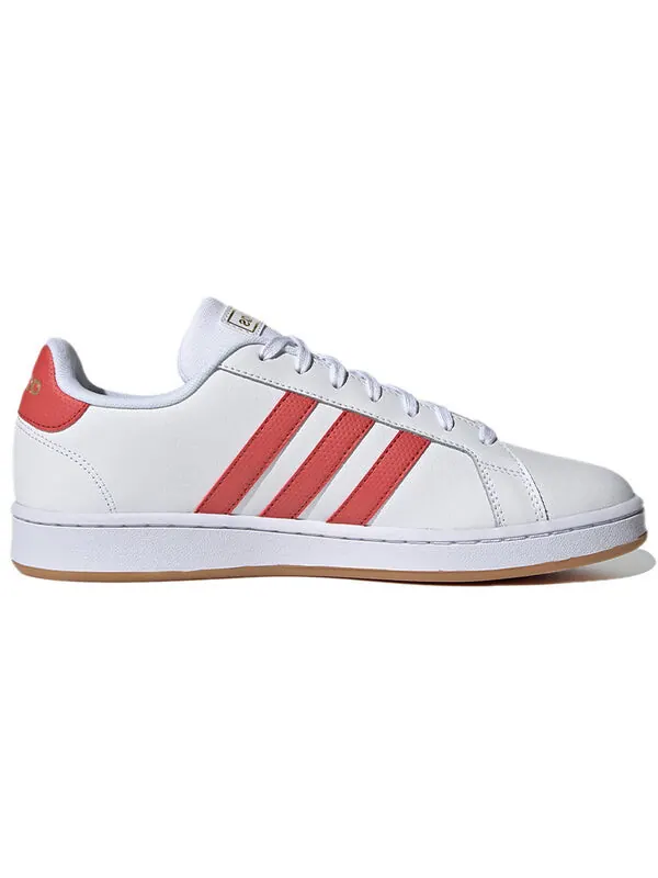 Кроссовки гранд корт Adidas — изображение 2 из 4, белый/красный/золотистый