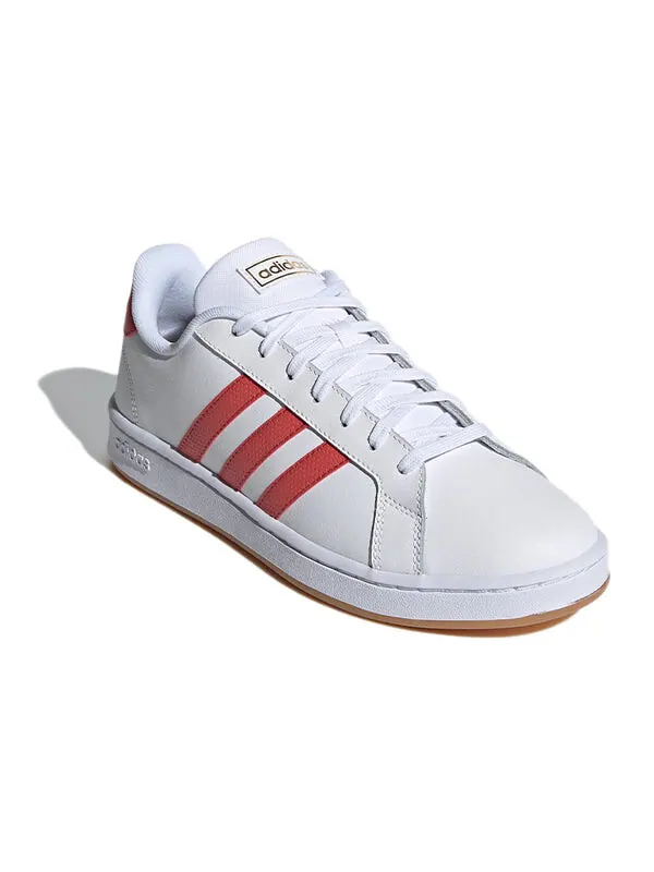 Кроссовки гранд корт Adidas — изображение 3 из 4, белый/красный/золотистый
