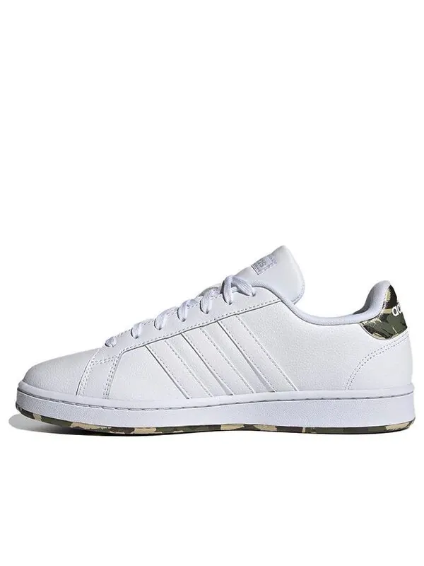 Кроссовки neo grand court Adidas — изображение 1 из 4, белый/зеленый