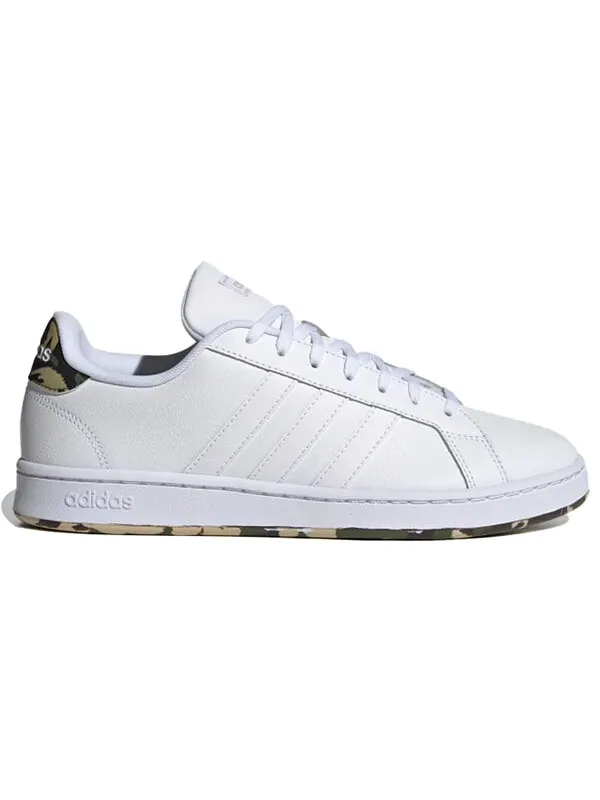 Кроссовки neo grand court Adidas — изображение 2 из 4, белый/зеленый