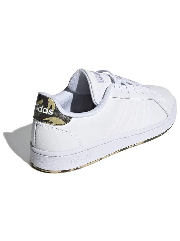 Кроссовки neo grand court Adidas — изображение 4 из 4, белый/зеленый
