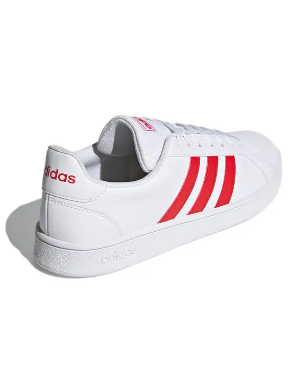 Кроссовки neo grand court base Adidas — изображение 4 из 4, белый/красный
