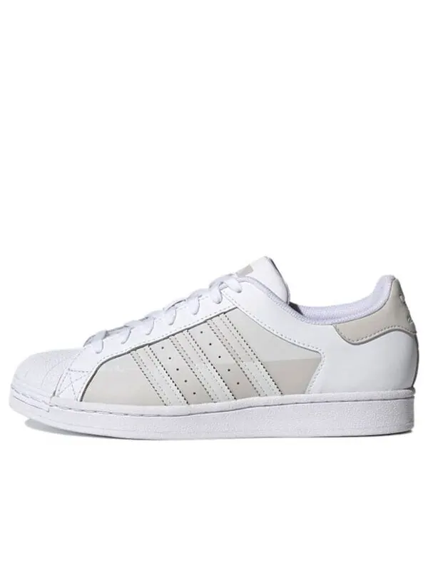 Кроссовки оригинальные superstar shoes Adidas — изображение 1 из 4, белый/серый