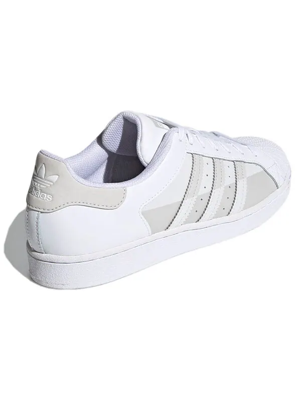Кроссовки оригинальные superstar shoes Adidas — изображение 4 из 4, белый/серый