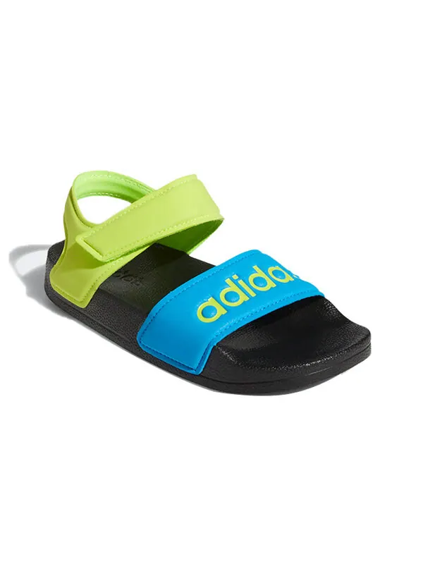 Сандалии adilette sandal k сине- сандалии Adidas — изображение 3 из 4, синий/зеленый