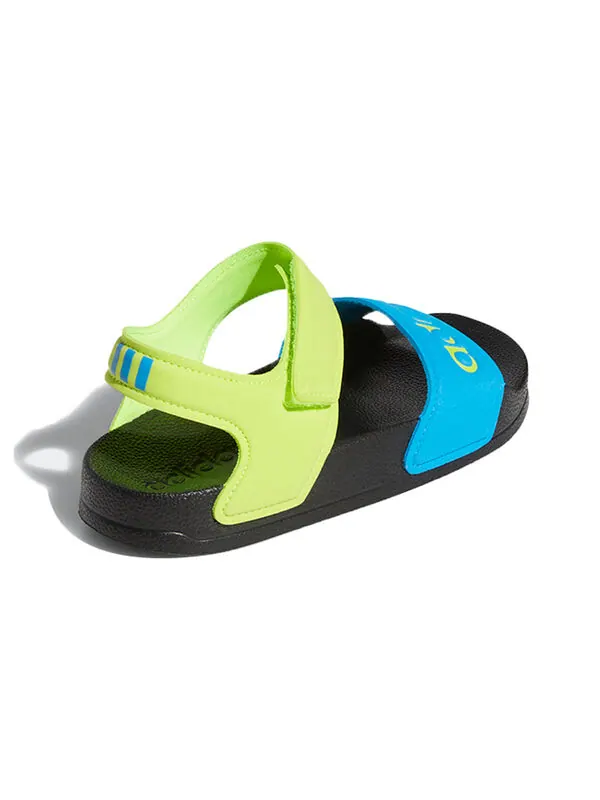 Сандалии adilette sandal k сине- сандалии Adidas — изображение 4 из 4, синий/зеленый