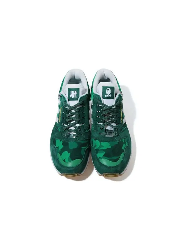 Кроссовки xa bathing ape x undefeated zx 8000 Adidas — изображение 2 из 4, зеленый