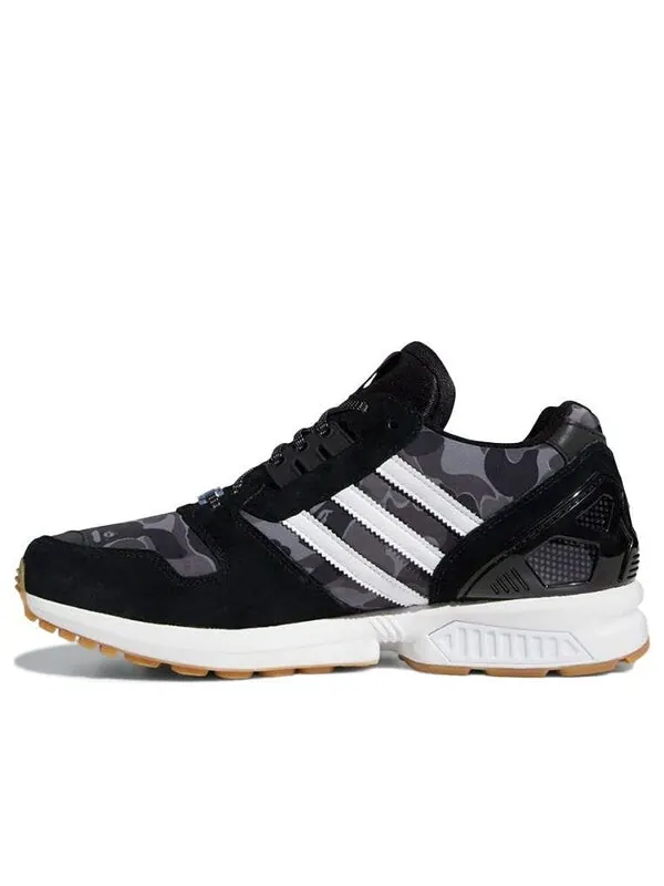Кроссовки xa bathing ape x undefeated zx 8000 Adidas — изображение 1 из 4, черный