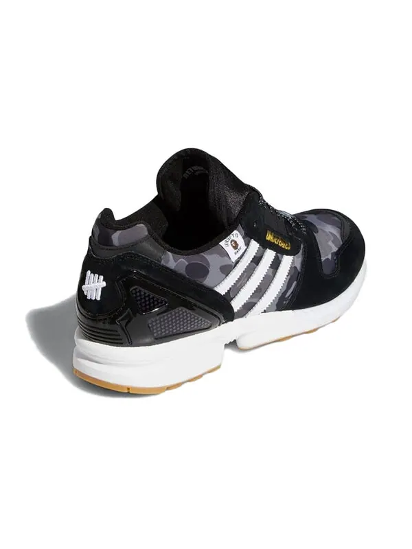 Кроссовки xa bathing ape x undefeated zx 8000 Adidas — изображение 4 из 4, черный