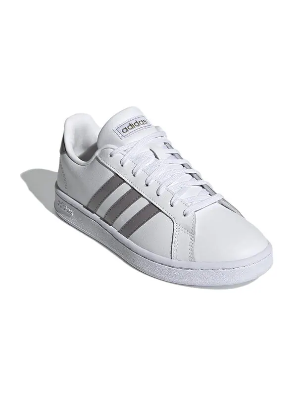 Кроссовки гранд корт Adidas — изображение 3 из 4, серый/яркий желтый
