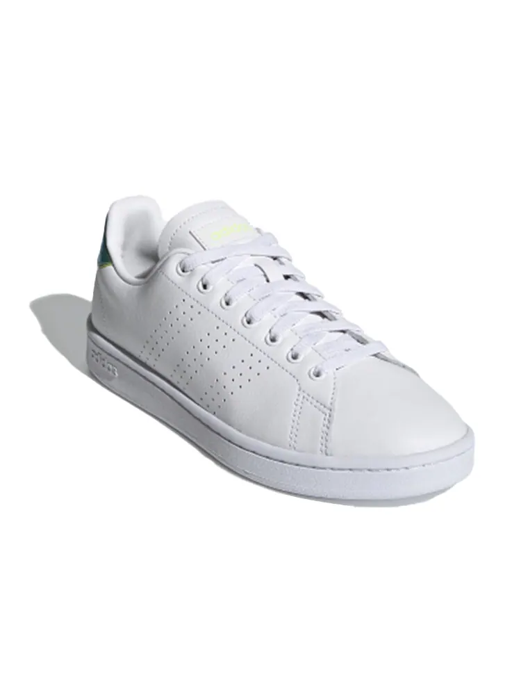 Кроссовки для скейтбординга ADVANTAGE женские, низкие, белые/зеленые Adidas Neo — изображение 3 из 5