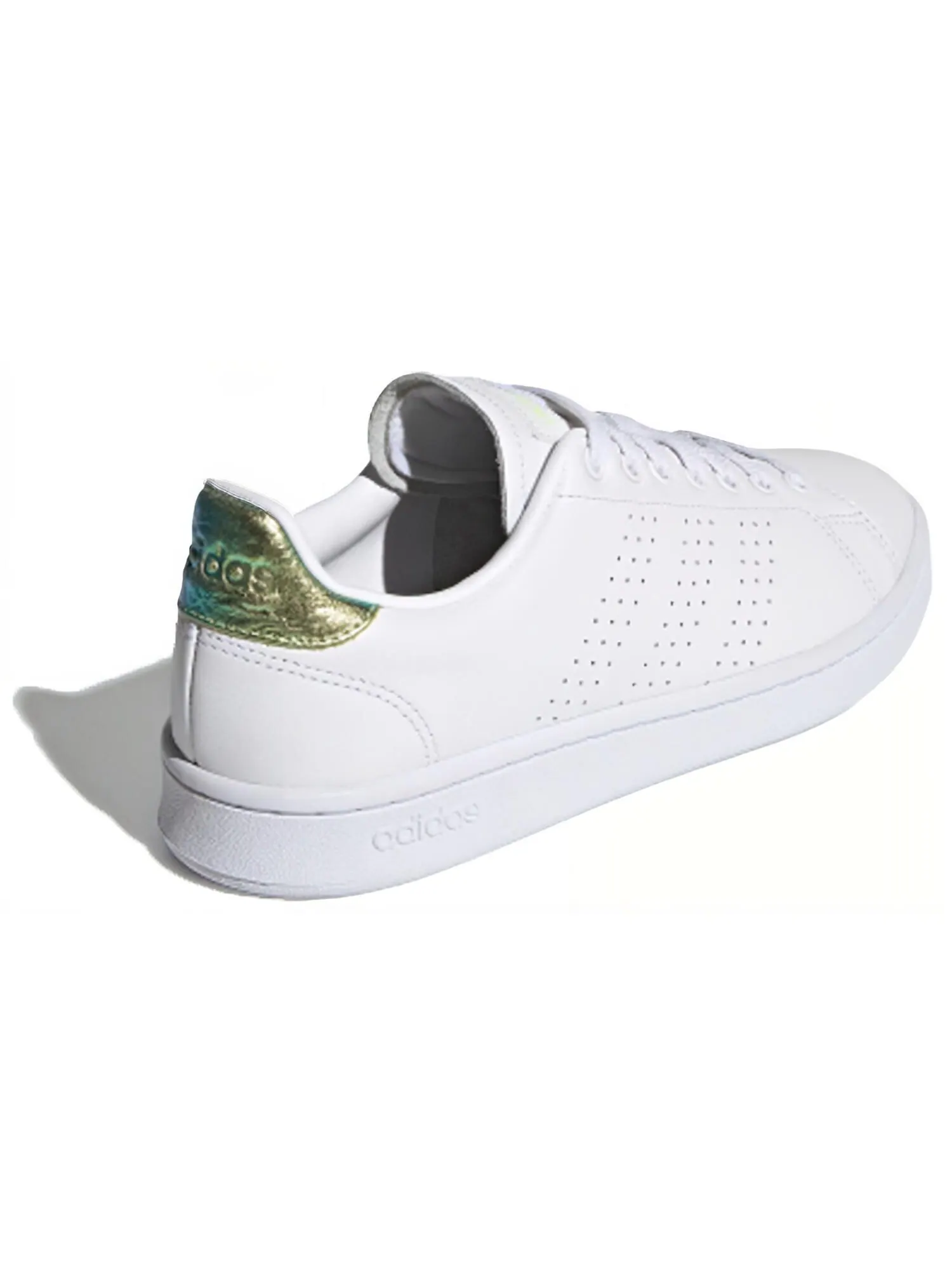 Кроссовки для скейтбординга ADVANTAGE женские, низкие, белые/зеленые Adidas Neo — изображение 4 из 5