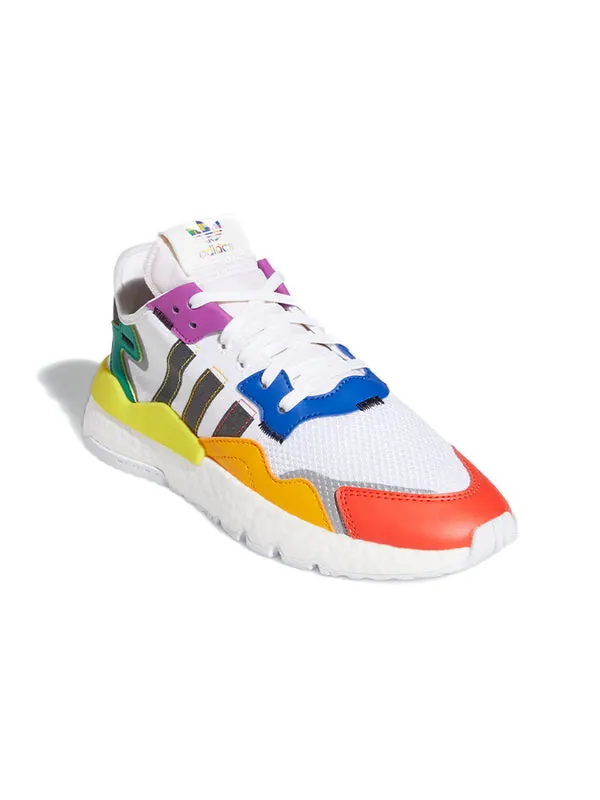 Кроссовки ночные джоггеры Adidas — изображение 3 из 4, белый
