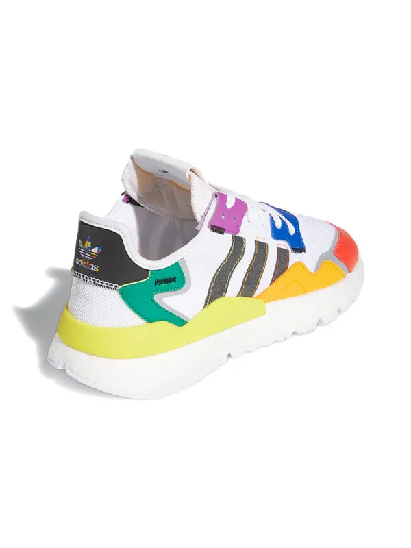 Кроссовки ночные джоггеры Adidas — изображение 4 из 4, белый
