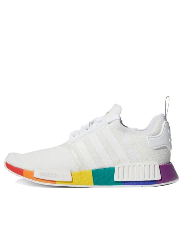 Кроссовки nmd_r1 Adidas — изображение 1 из 4, белый