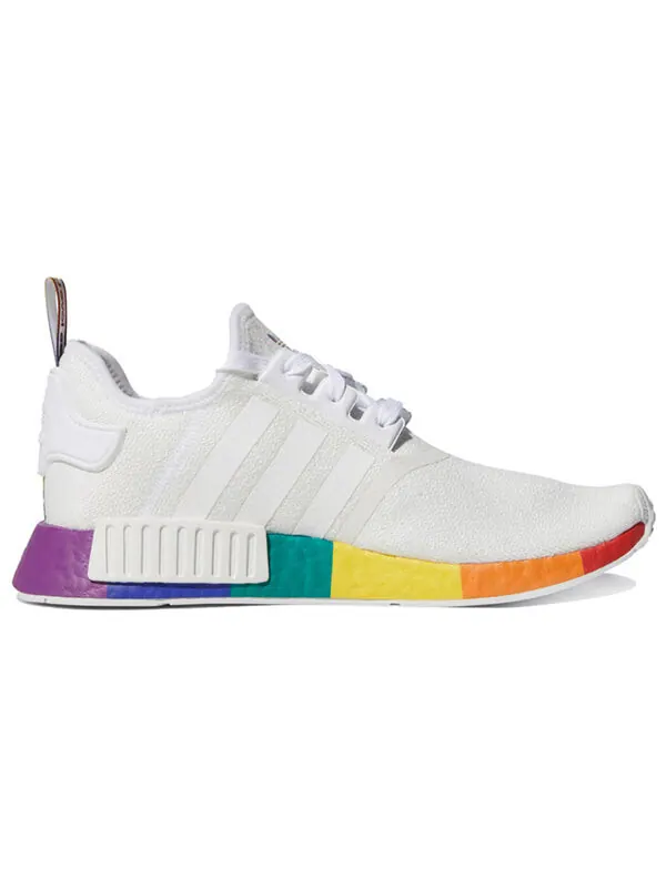 Кроссовки nmd_r1 Adidas — изображение 2 из 4, белый