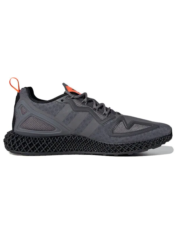 Кроссовки zx 2k 4d Adidas — изображение 2 из 4, серый/оранжевый