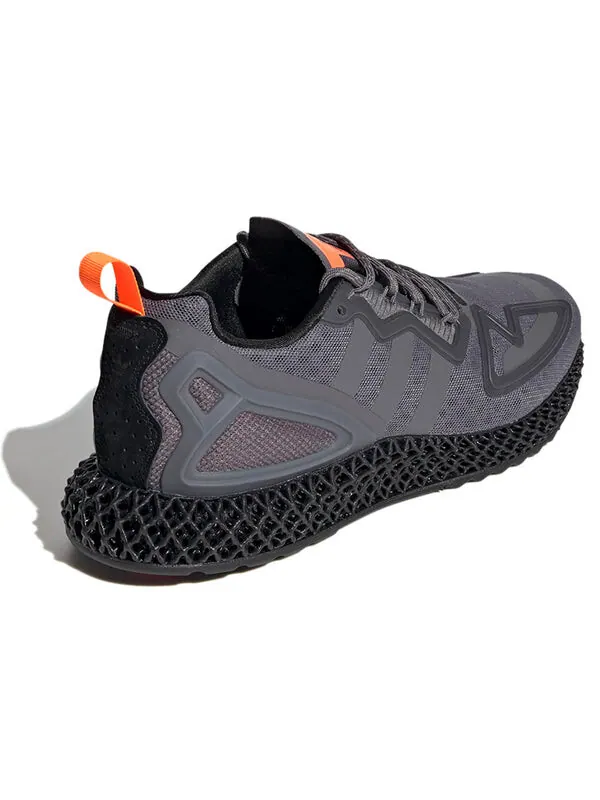 Кроссовки zx 2k 4d Adidas — изображение 4 из 4, серый/оранжевый