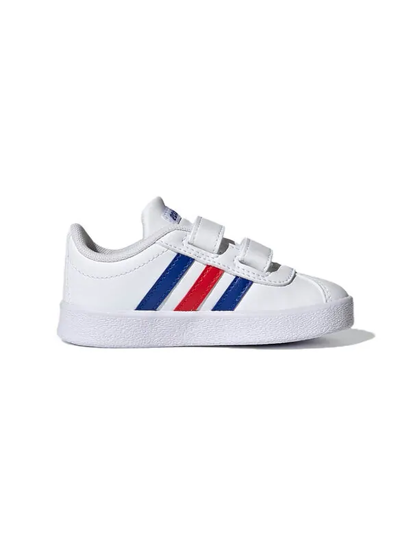 Кроссовки vl court 2.0 i Adidas — изображение 2 из 4, белый/синий/красный