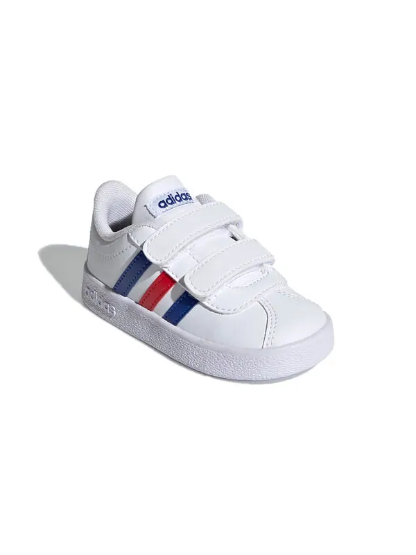 Кроссовки vl court 2.0 i Adidas — изображение 3 из 4, белый/синий/красный