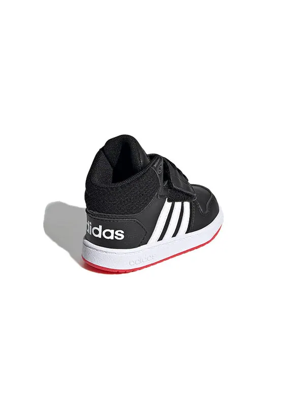 Кроссовки neo hoops 2.0 средние Adidas — изображение 4 из 4, черный/белый/красный