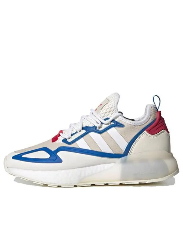 Кроссовки оригинал zx 2k boost Adidas — изображение 1 из 4, белый/синий/красный