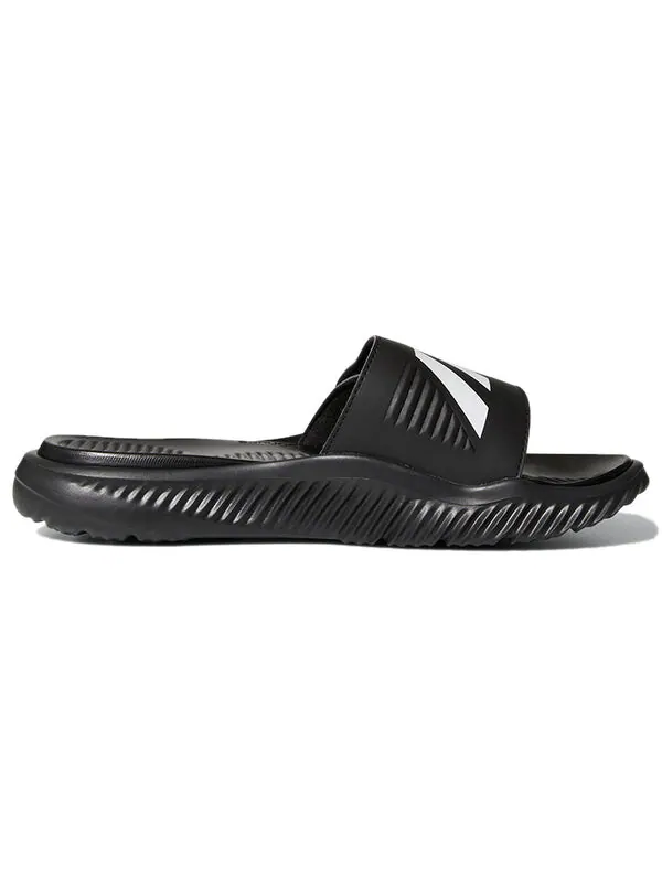 Кроссовки alphabounce slide 'black white' Adidas — изображение 2 из 4, черный/белый