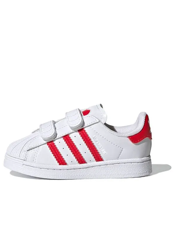 Кроссовки оригиналы суперзвезда Adidas — изображение 1 из 4, белый/красный