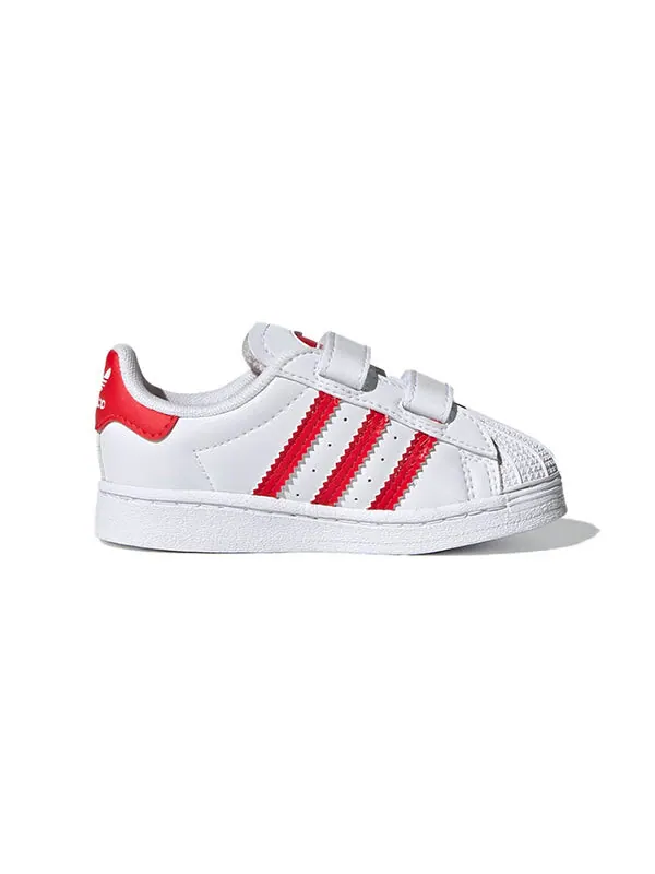 Кроссовки оригиналы суперзвезда Adidas — изображение 2 из 4, белый/красный