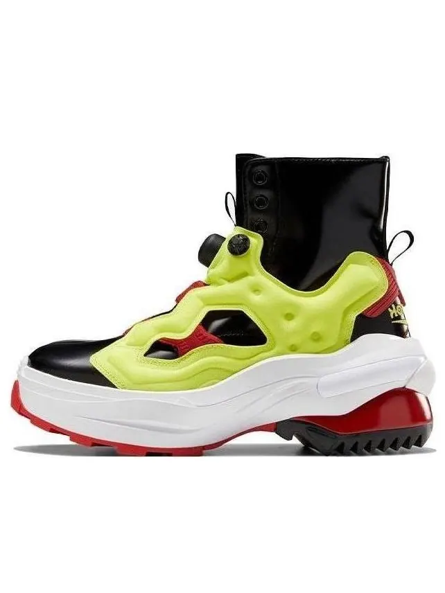 Спортивные кроссовки Reebok Maison Margiela x InstaPump Fury Tabi 'Black Yellow Red' — изображение 1 из 6, черный