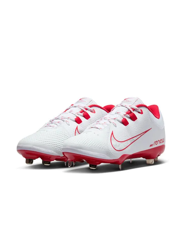 Кроссовки hyperdiamond 4 pro 'white university red' Nike — изображение 3 из 4, белый/красный/серый
