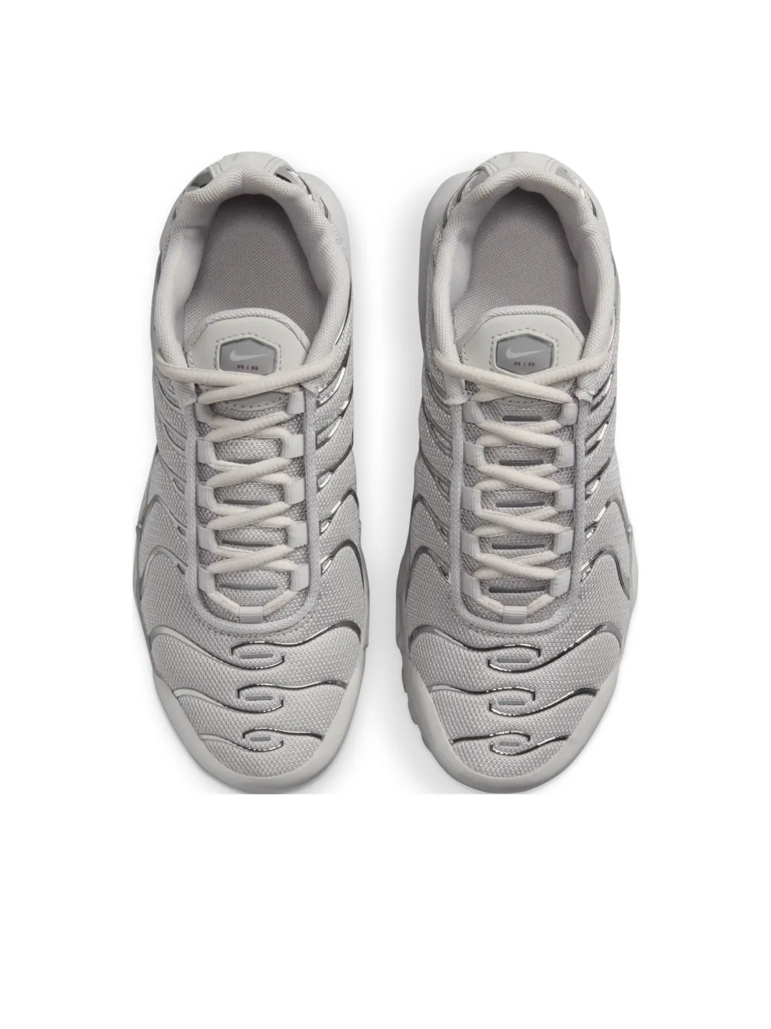 Кроссовки (GS) Nike Air Max Plus 'Light Iron Ore Gym Red Smoke Grey Metallic Silver' — изображение 4 из 7, серый