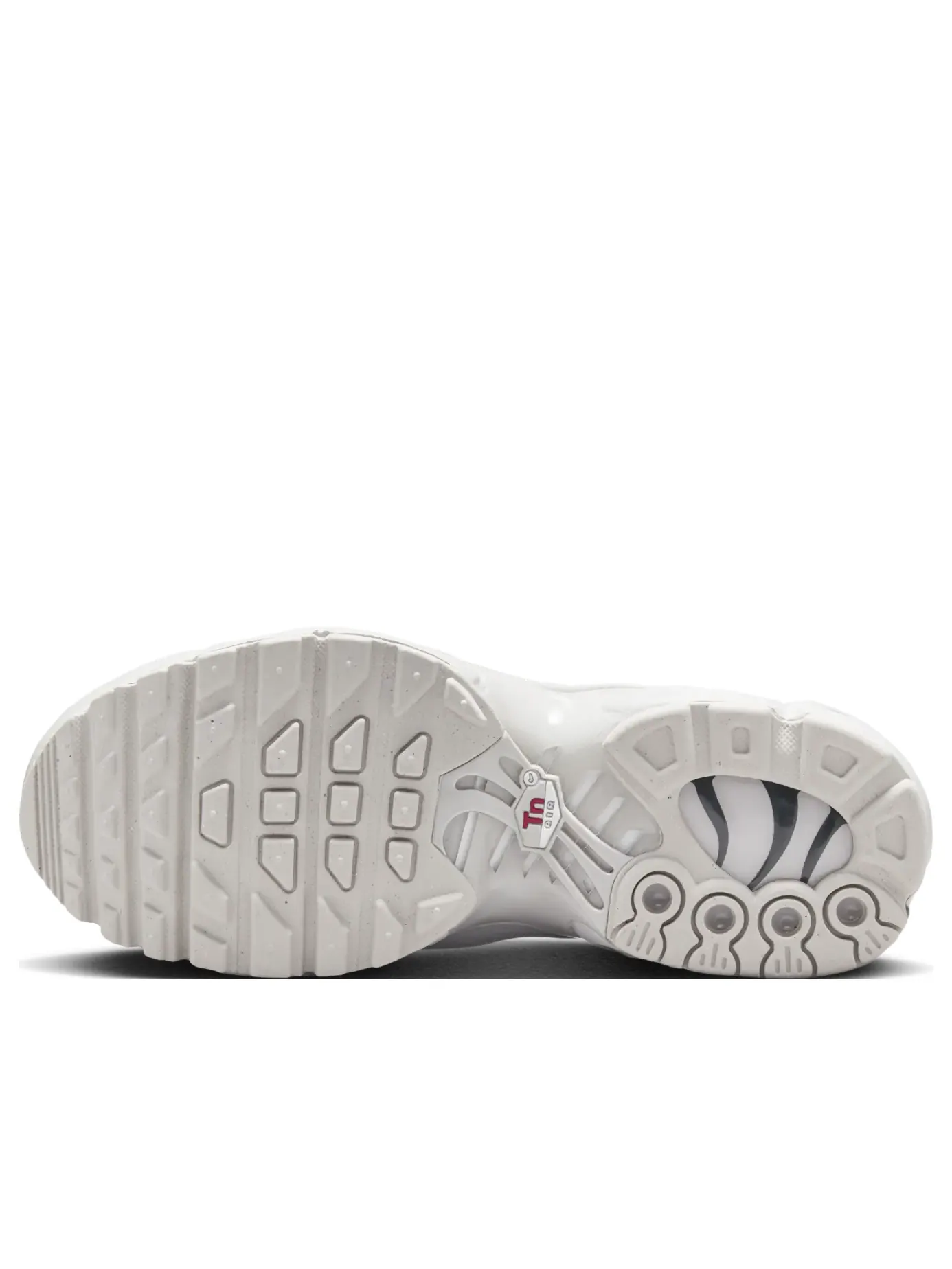 Кроссовки (GS) Nike Air Max Plus 'Light Iron Ore Gym Red Smoke Grey Metallic Silver' — изображение 6 из 7, серый