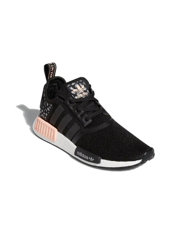 Кроссовки nmd_r1 Adidas — изображение 3 из 4, черный/розовый/белый