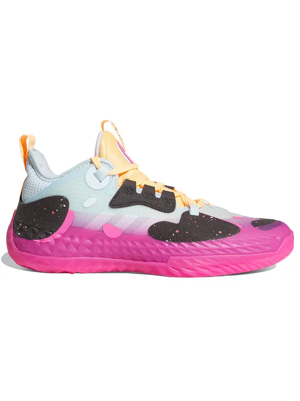 Кроссовки harden vol. 5 futurenatural 'relentless' Adidas — изображение 2 из 4, белый/розовый