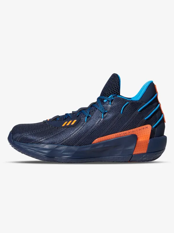 Кроссовки Adidas Dame 7 — изображение 1 из 4, синий/оранжевый
