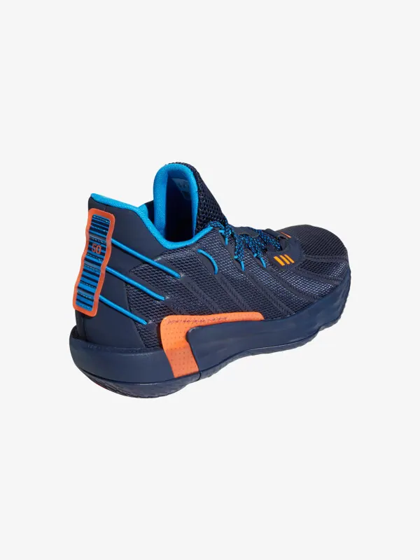 Кроссовки Adidas Dame 7 — изображение 4 из 4, синий/оранжевый