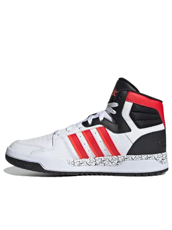 Кроссовки neo entrap mid Adidas — изображение 1 из 4, белый/черный/красный
