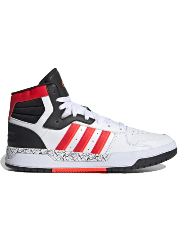 Кроссовки neo entrap mid Adidas — изображение 2 из 4, белый/черный/красный