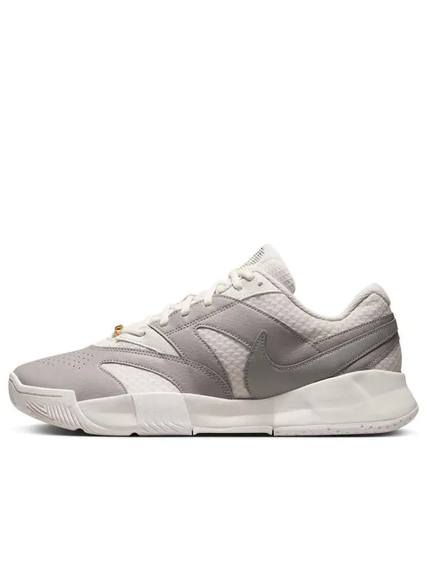Кроссовки court lite 4 premium 'gold flair pack' Nike — изображение 1 из 4, серый/металлик
