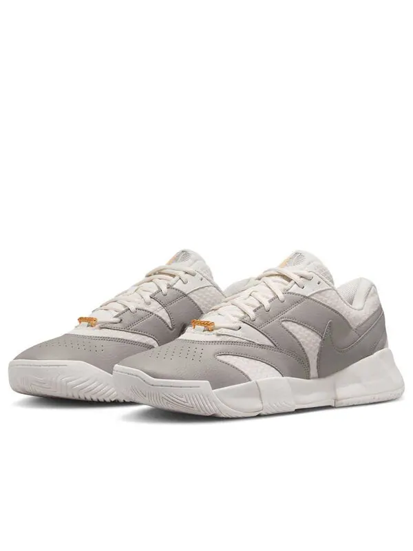 Кроссовки court lite 4 premium 'gold flair pack' Nike — изображение 3 из 4, серый/металлик