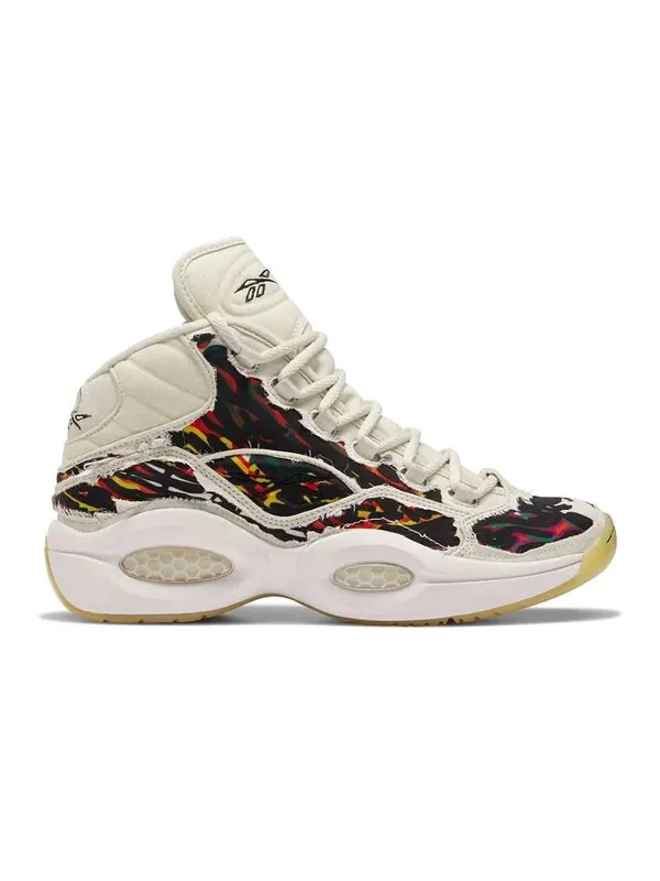 Кроссовки question mid 'boktober' Reebok — изображение 2 из 4, белый