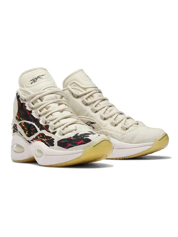 Кроссовки question mid 'boktober' Reebok — изображение 3 из 4, белый