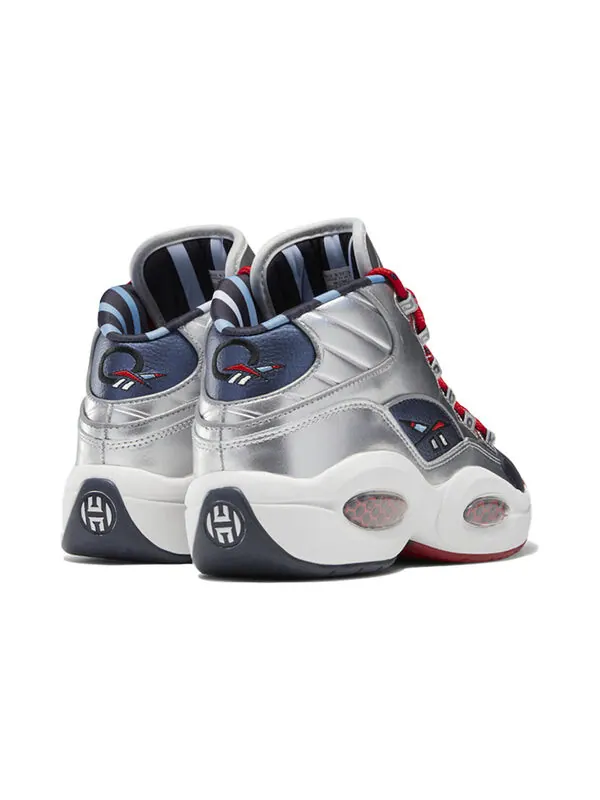 Кроссовки james harden x question mid 'cross over' Reebok — изображение 4 из 4, серебряный