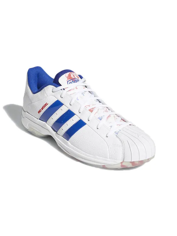Кроссовки pro model 2g low Adidas — изображение 3 из 4, белый/синий