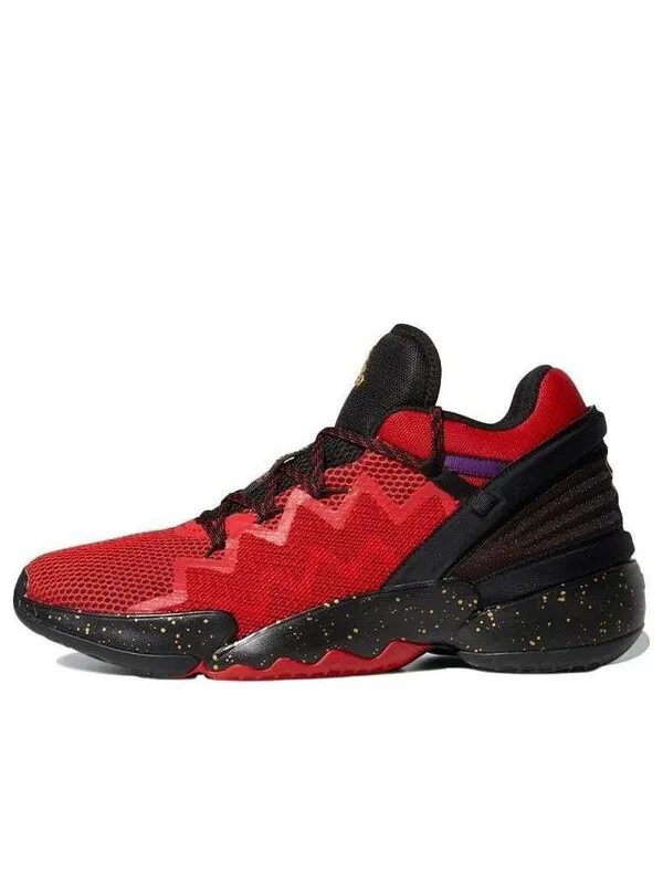 Кроссовки don выпуск #2 gca Adidas — изображение 1 из 4, черный/красный/желтый