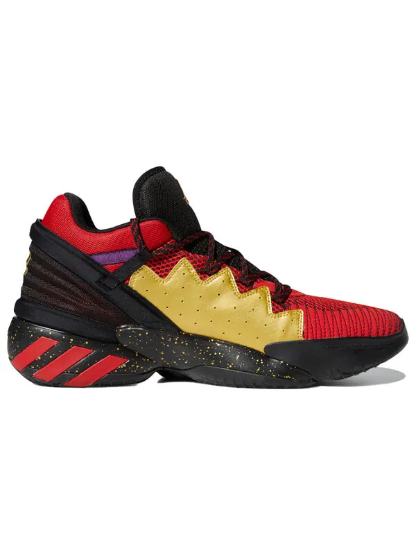 Кроссовки don выпуск #2 gca Adidas — изображение 2 из 4, черный/красный/желтый