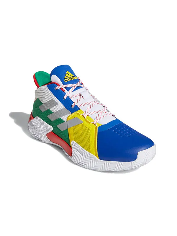 Кроссовки Court Vision 2.0 shoes красные Adidas — изображение 3 из 4, белый/красный/синий