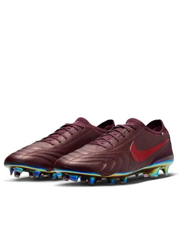 Кроссовки tiempo legend 10 elite luxe fg Nike — изображение 3 из 4, бордовый