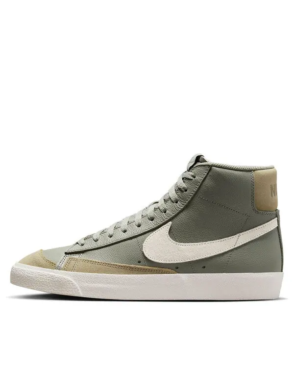 Кроссовки blazer mid '77 premium 'dark stucco' Nike — изображение 1 из 4, оливковый зеленый/мульти